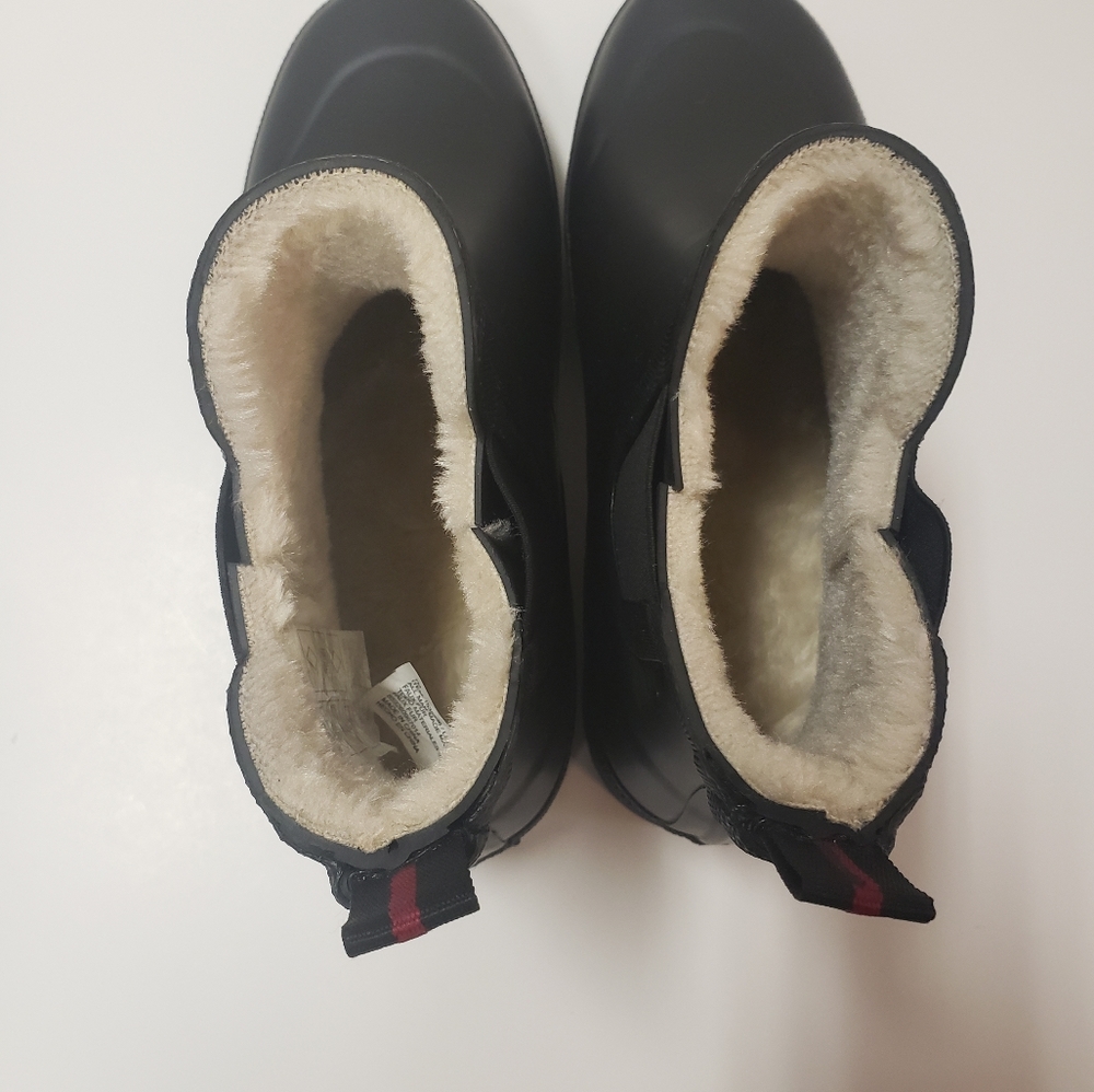NWOT Tretorn Women's Matte Black Rubber Boots - Picture 5 of 8